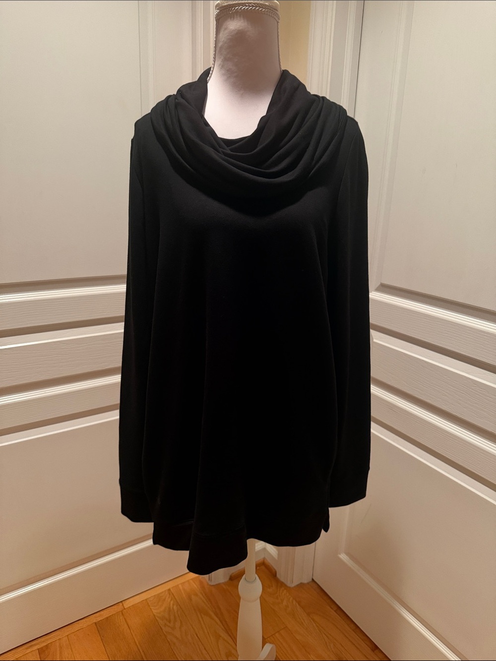Ralph Lauren Black Cowl Neck Sweater with pockets